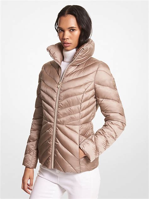 michael kors softshellmantel|michael kors quilted puffer jacket.